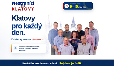 Podpořte Nestraníky pro Klatovy v komunálních volbách 2026 (autor webu: Robert Baxa)